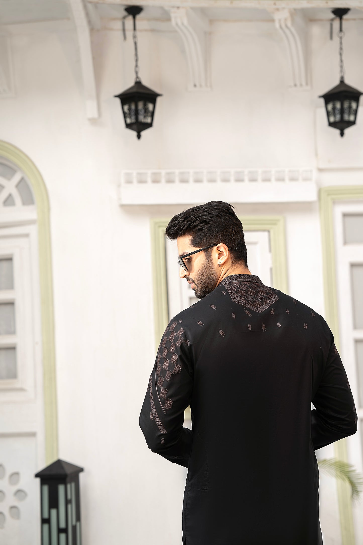 RANG -E- BAHAR | Black | UNSTITCHED | SHALWAR KAMEEZ