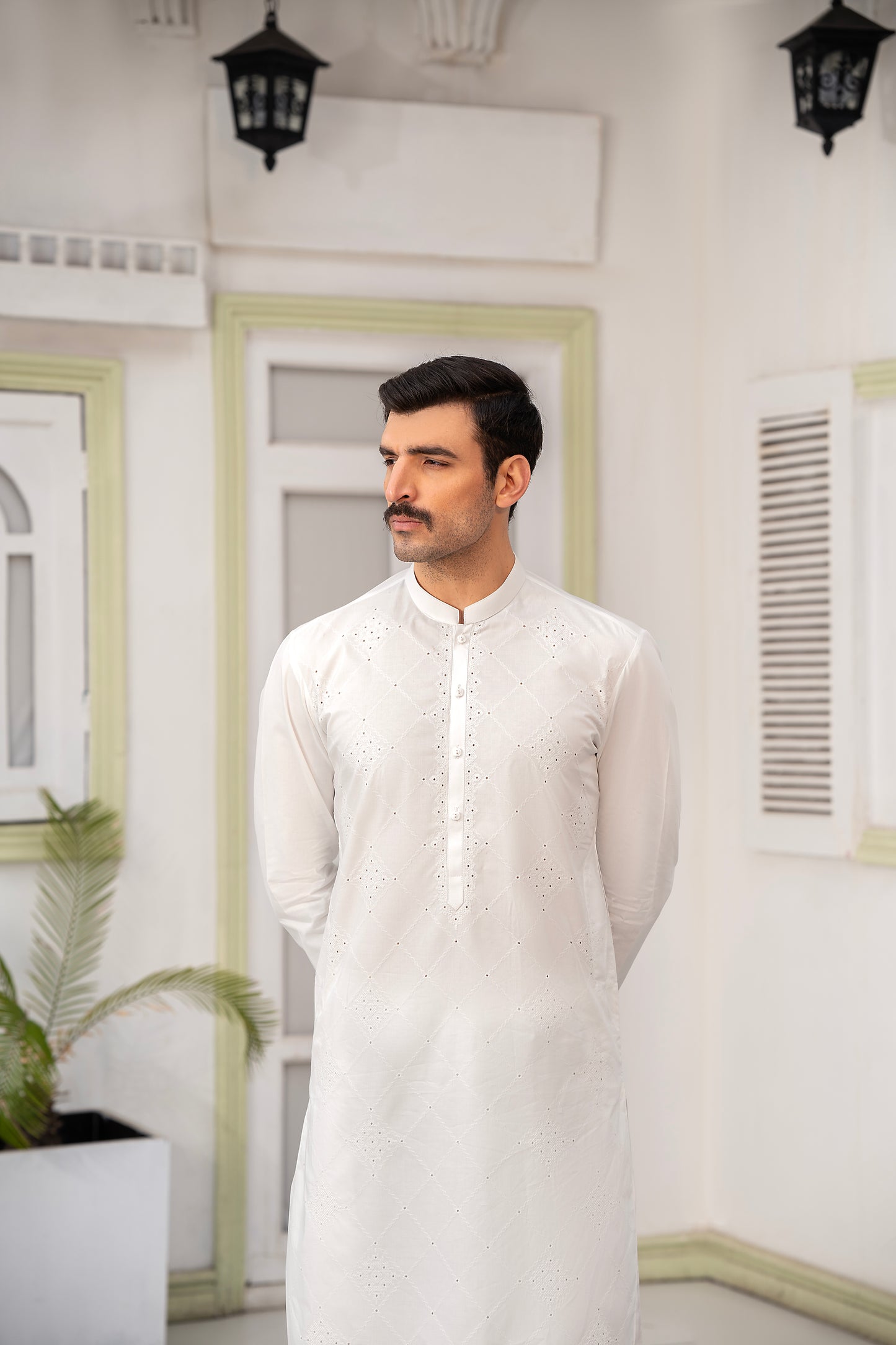 RANG -E- BAHAR | OFF-WHITE | UNSTITCHED | SHALWAR KAMEEZ