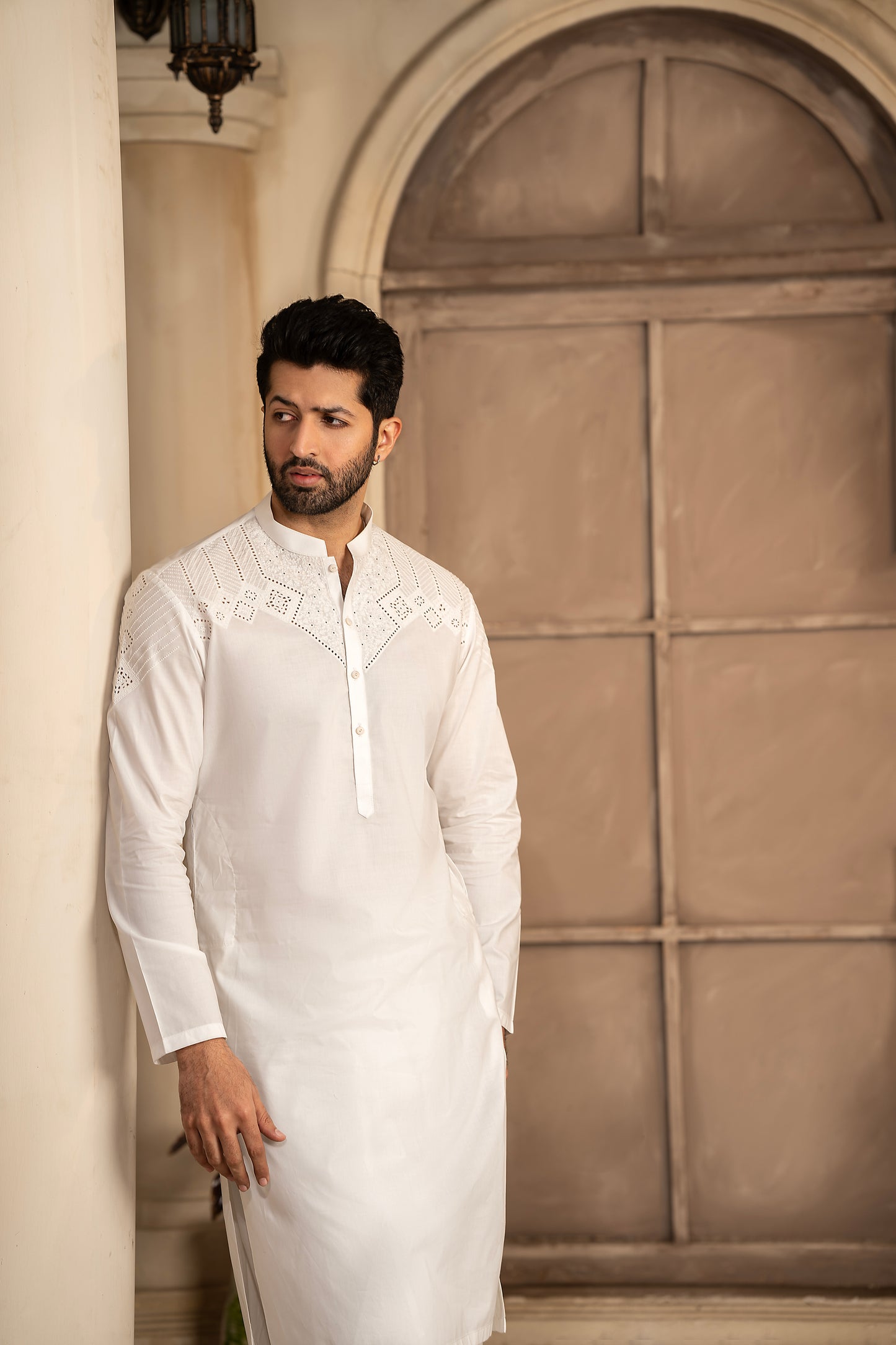 RANG -E- BAHAR | WHITE | UNSTITCHED | SHALWAR KAMEEZ