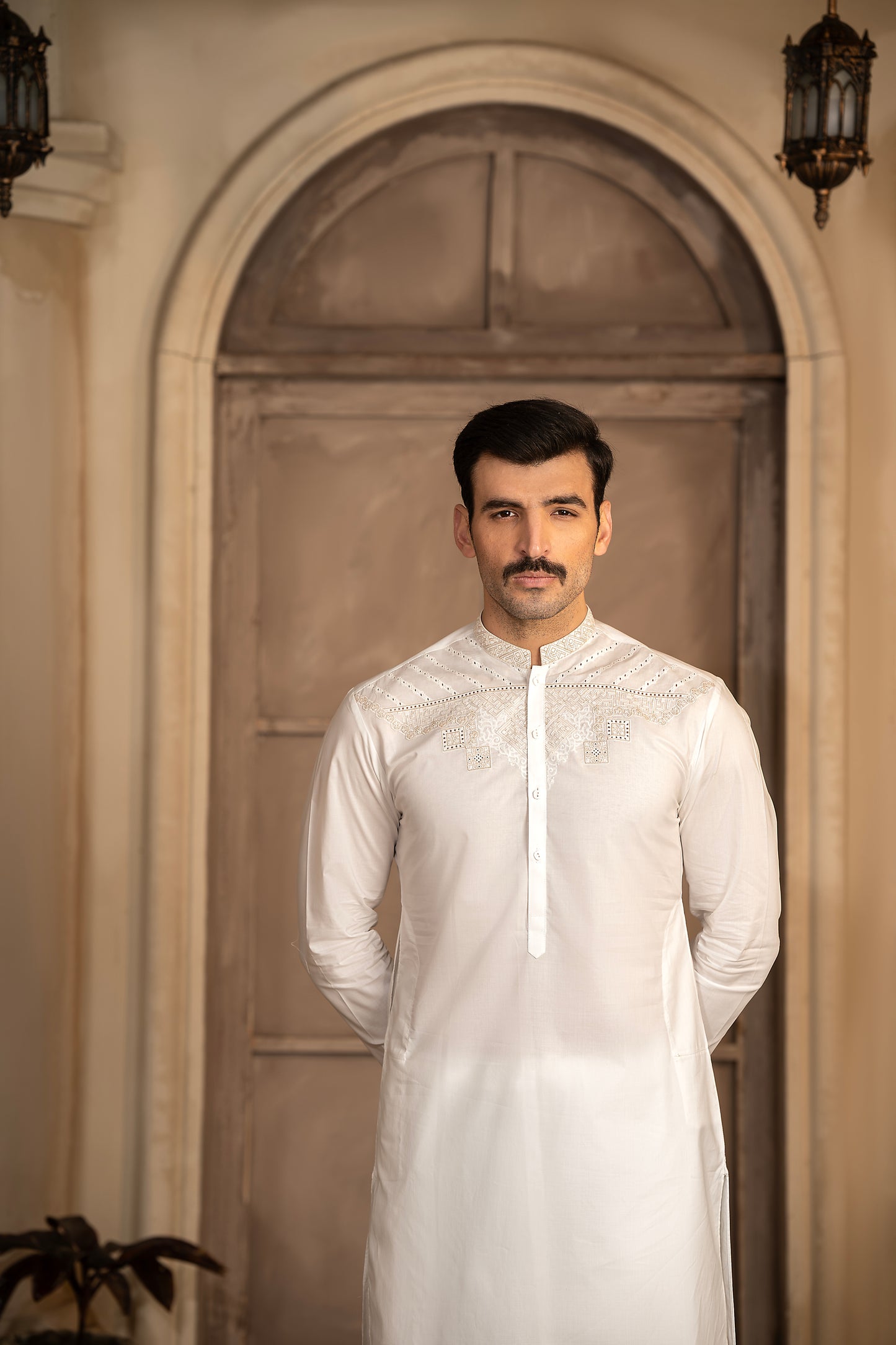 RANG -E- BAHAR | WHITE | UNSTITCHED | SHALWAR KAMEEZ