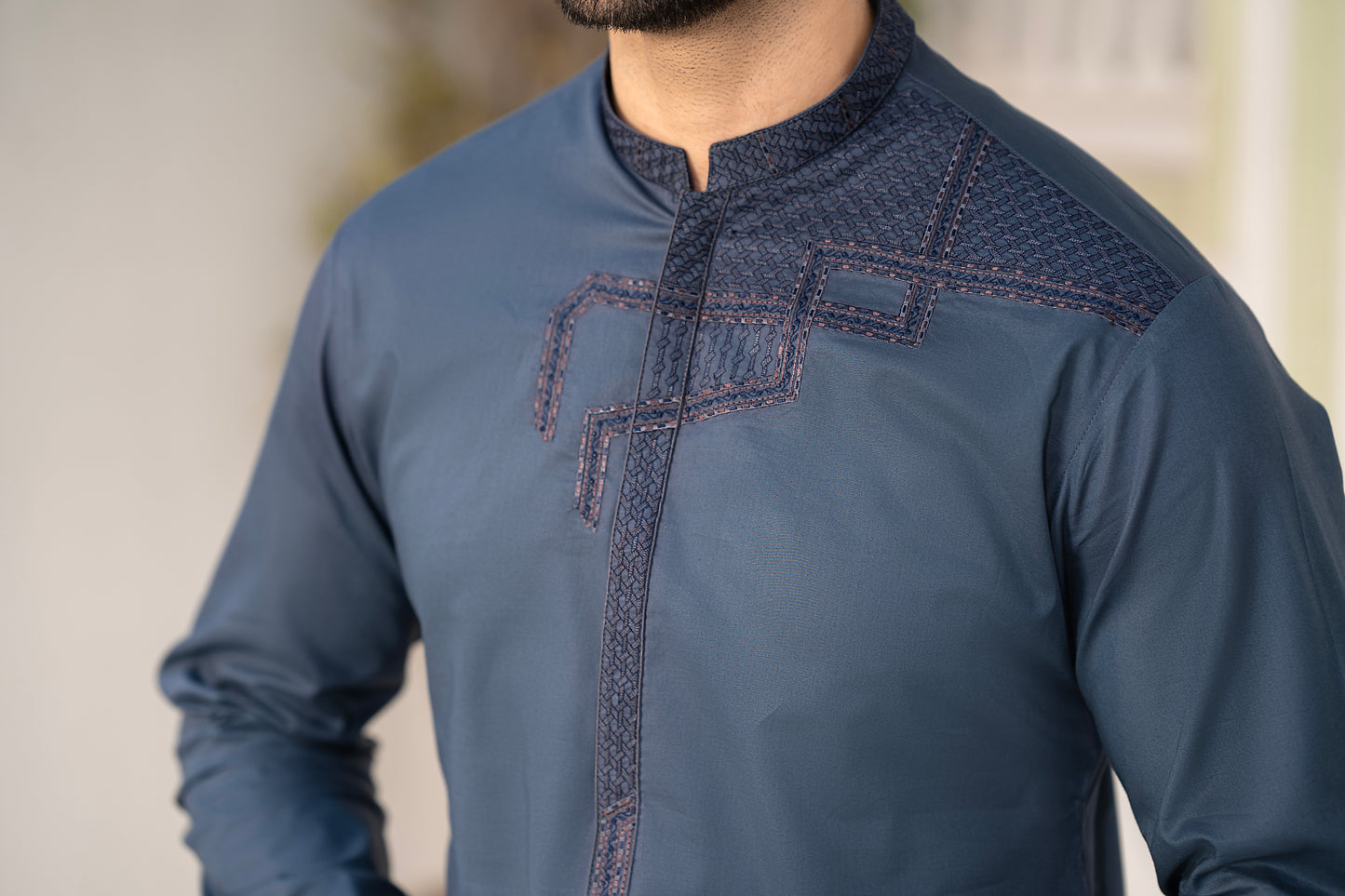 RANG -E- BAHAR | GREY | UNSTITCHED | SHALWAR KAMEEZ