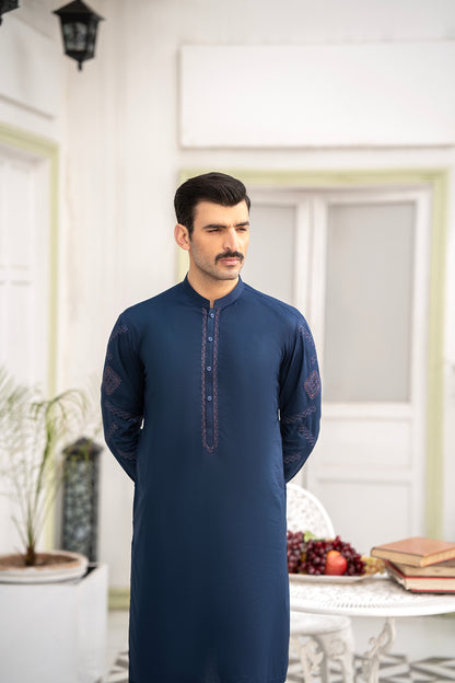 RANG -E- BAHAR | BLUE | UNSTITCHED | SHALWAR KAMEEZ