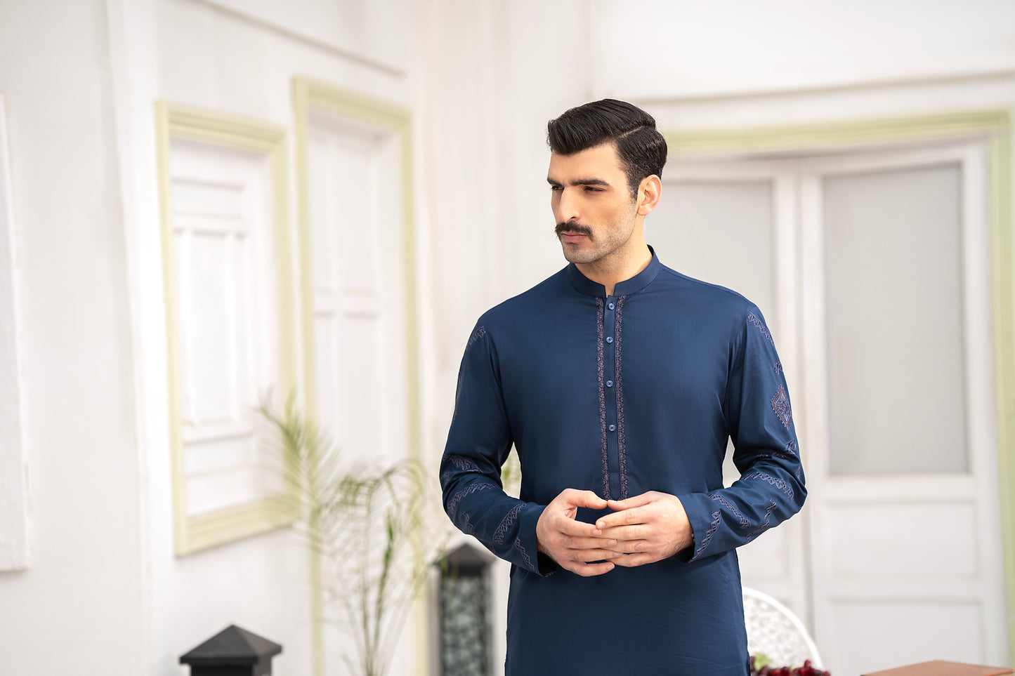 RANG -E- BAHAR | BLUE | UNSTITCHED | SHALWAR KAMEEZ