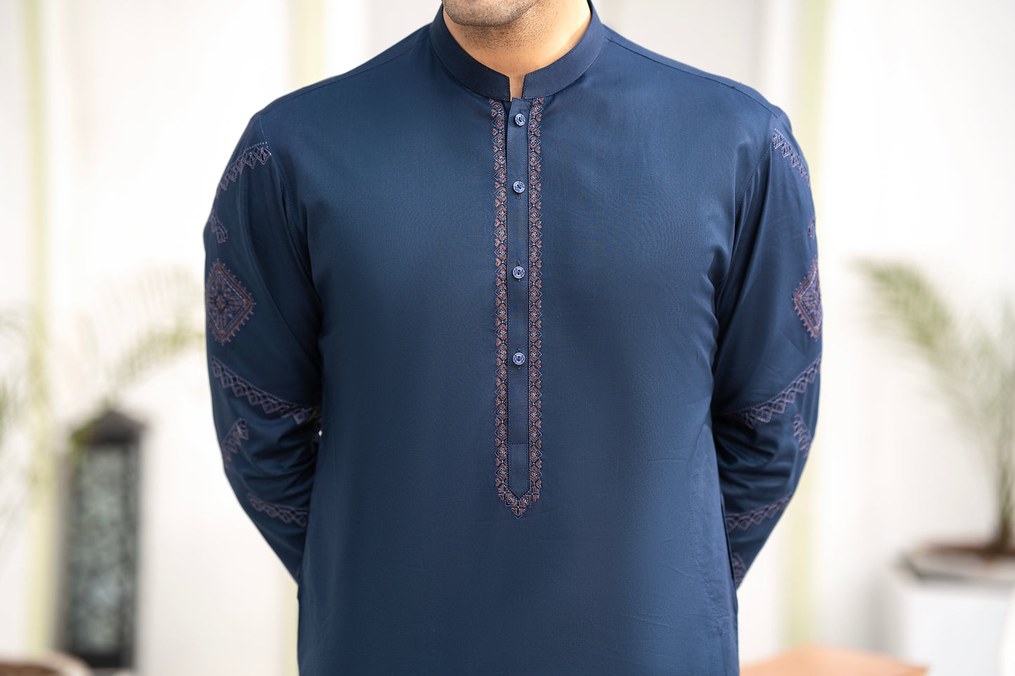 RANG -E- BAHAR | BLUE | UNSTITCHED | SHALWAR KAMEEZ