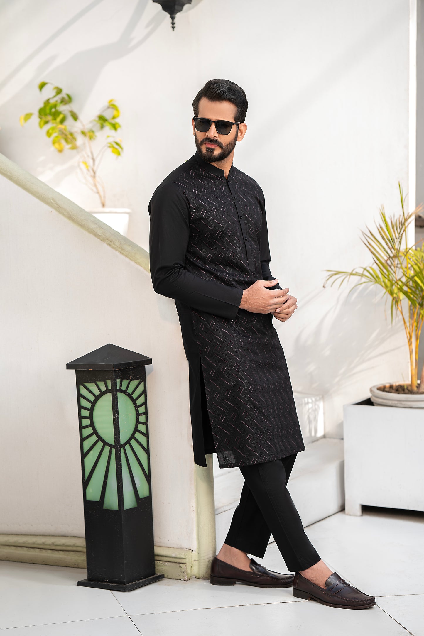 RANG -E- BAHAR | BLACK | UNSTITCHED | SHALWAR KAMEEZ