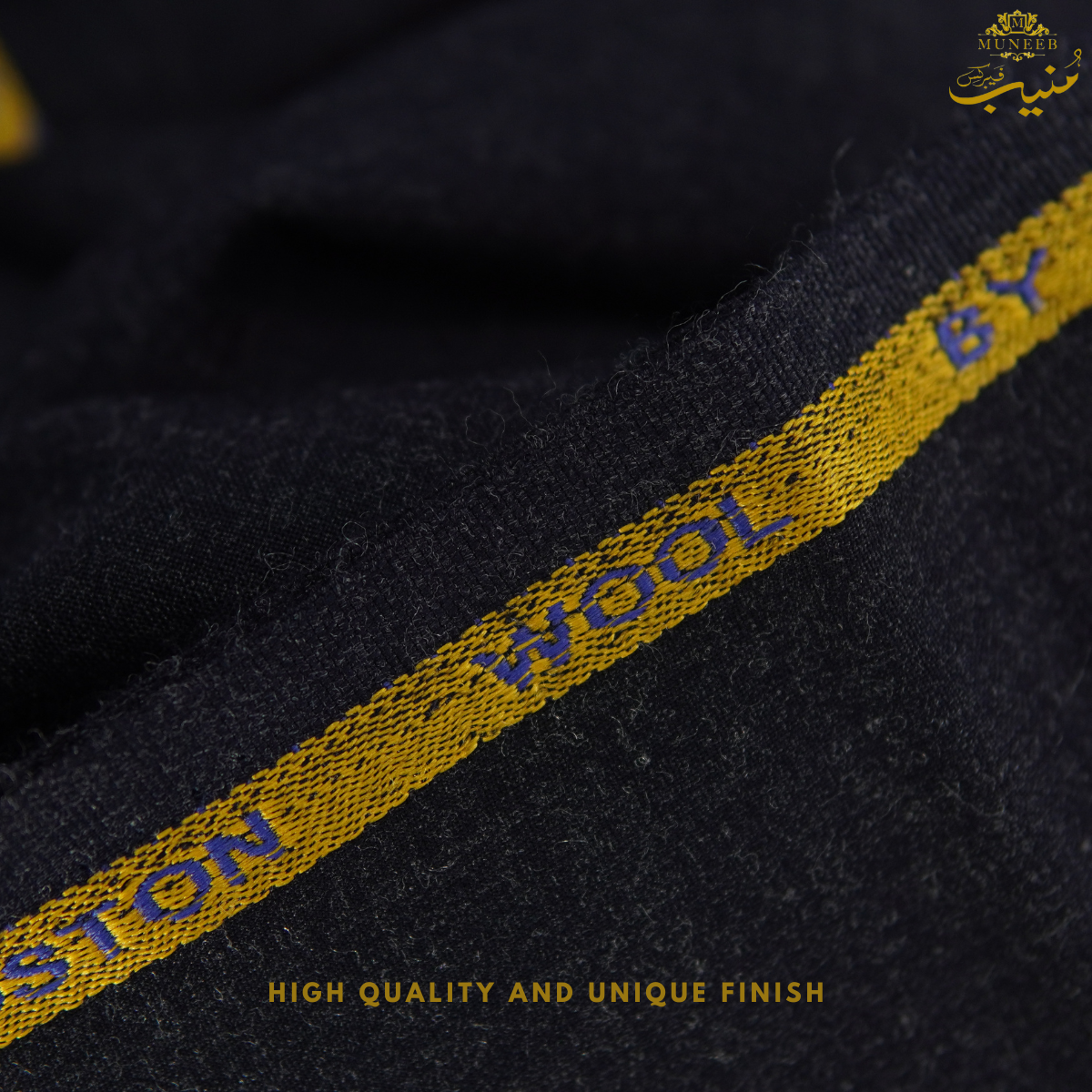 BOSTON WOOL | Blue | Unstitch Shalwar Kameez | Men's Wear